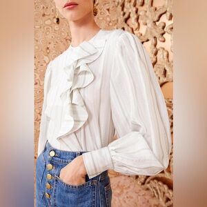 Ulla Johnson Adelaide silk blouse